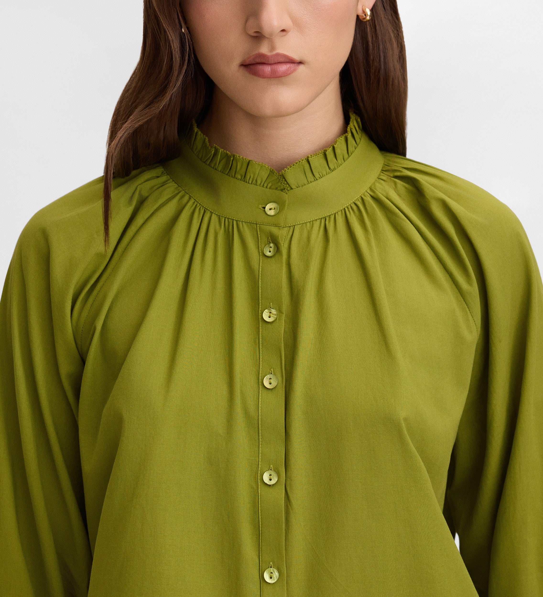 Blusa algodón volante - Image 3