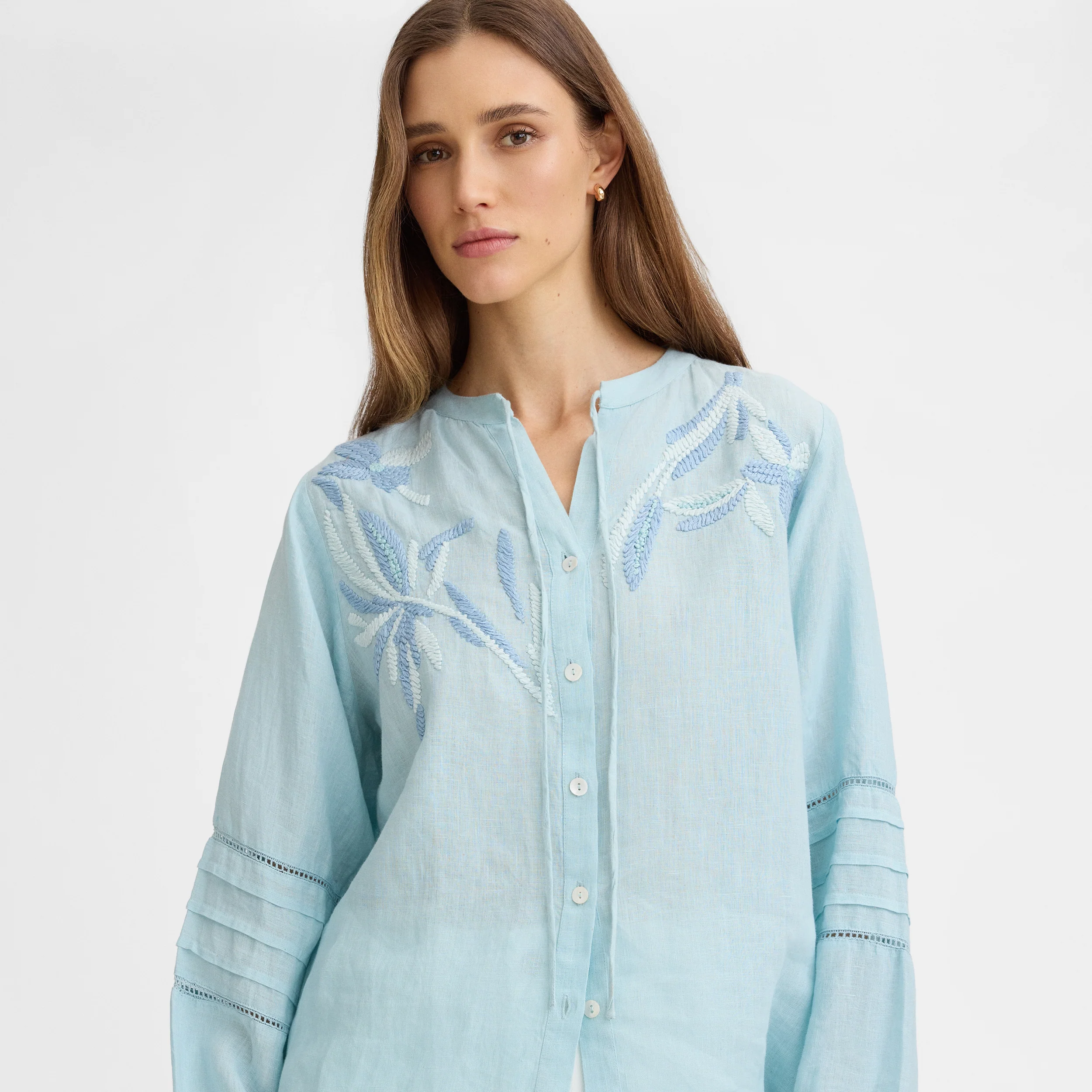 Blusa lino bordados - Image 4