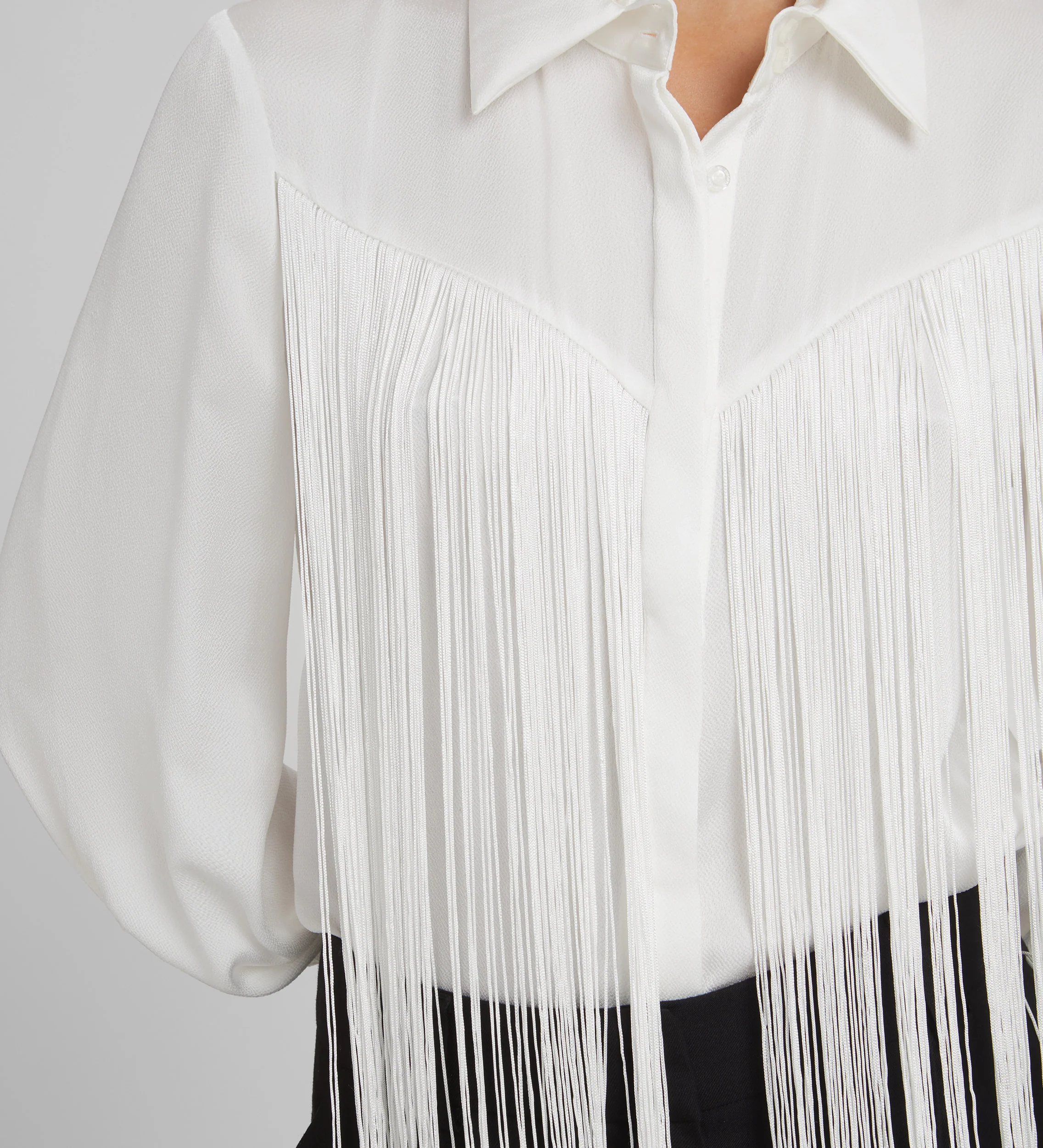 Blusa camisera flecos - Image 4