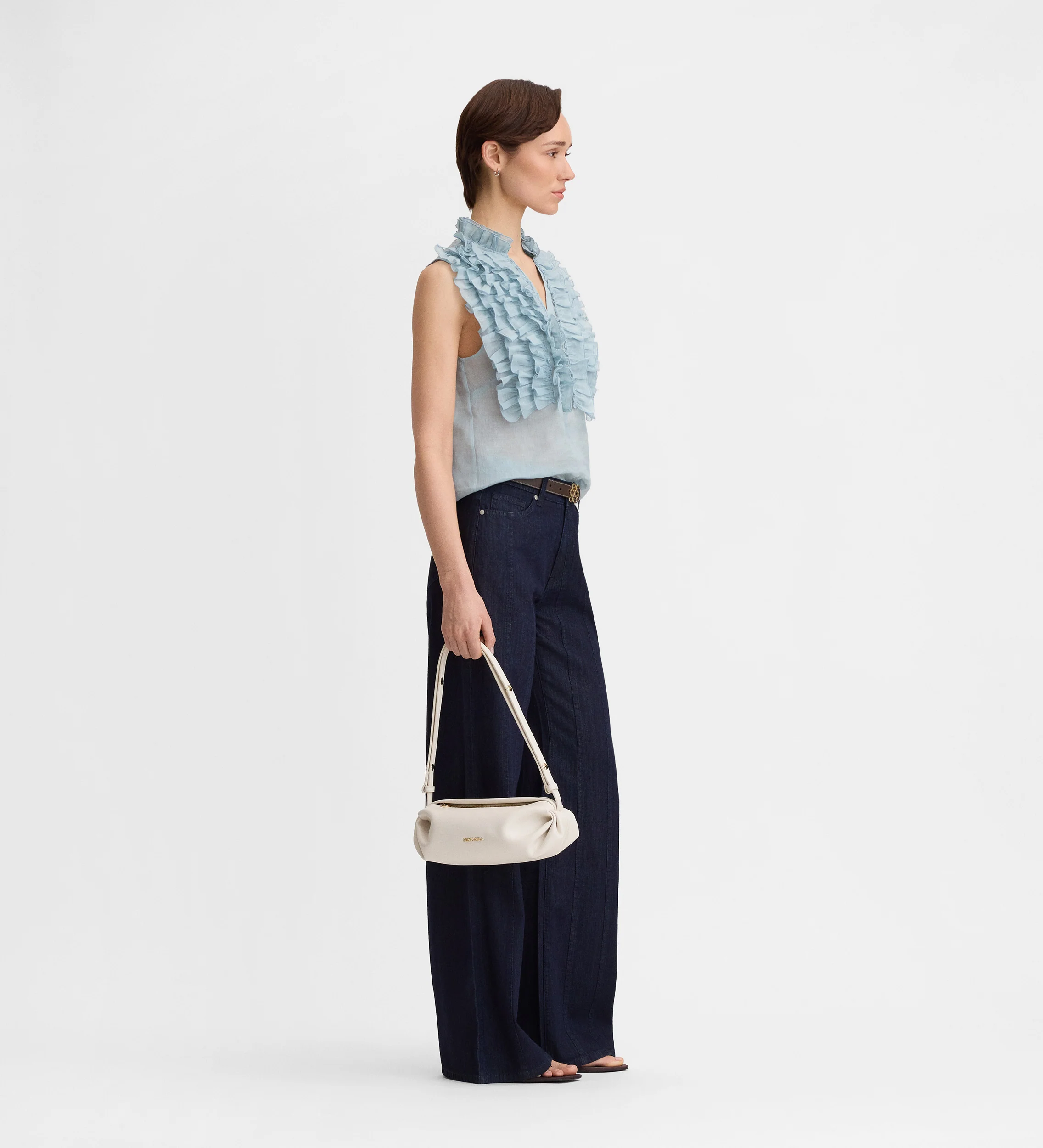 Blusa lino volantes - Image 4