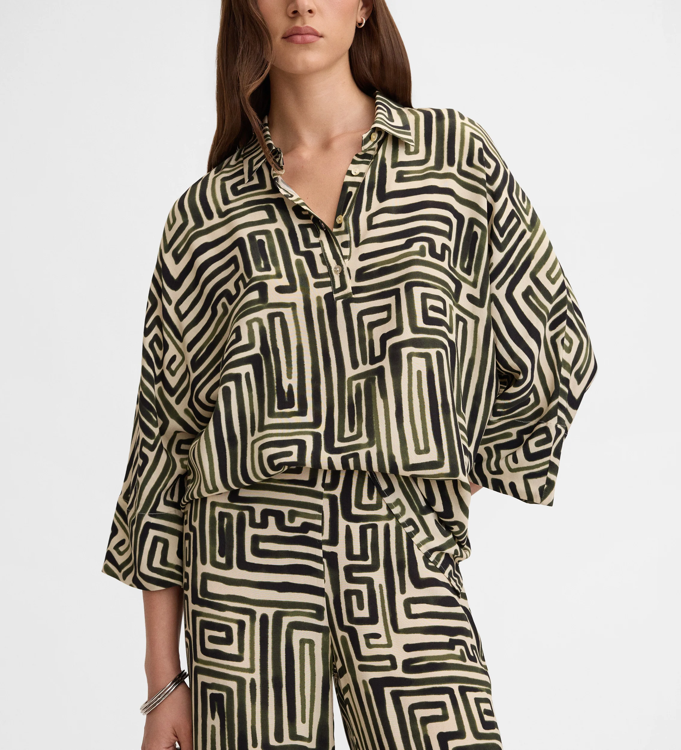 Blusón fluido estampado - Image 4