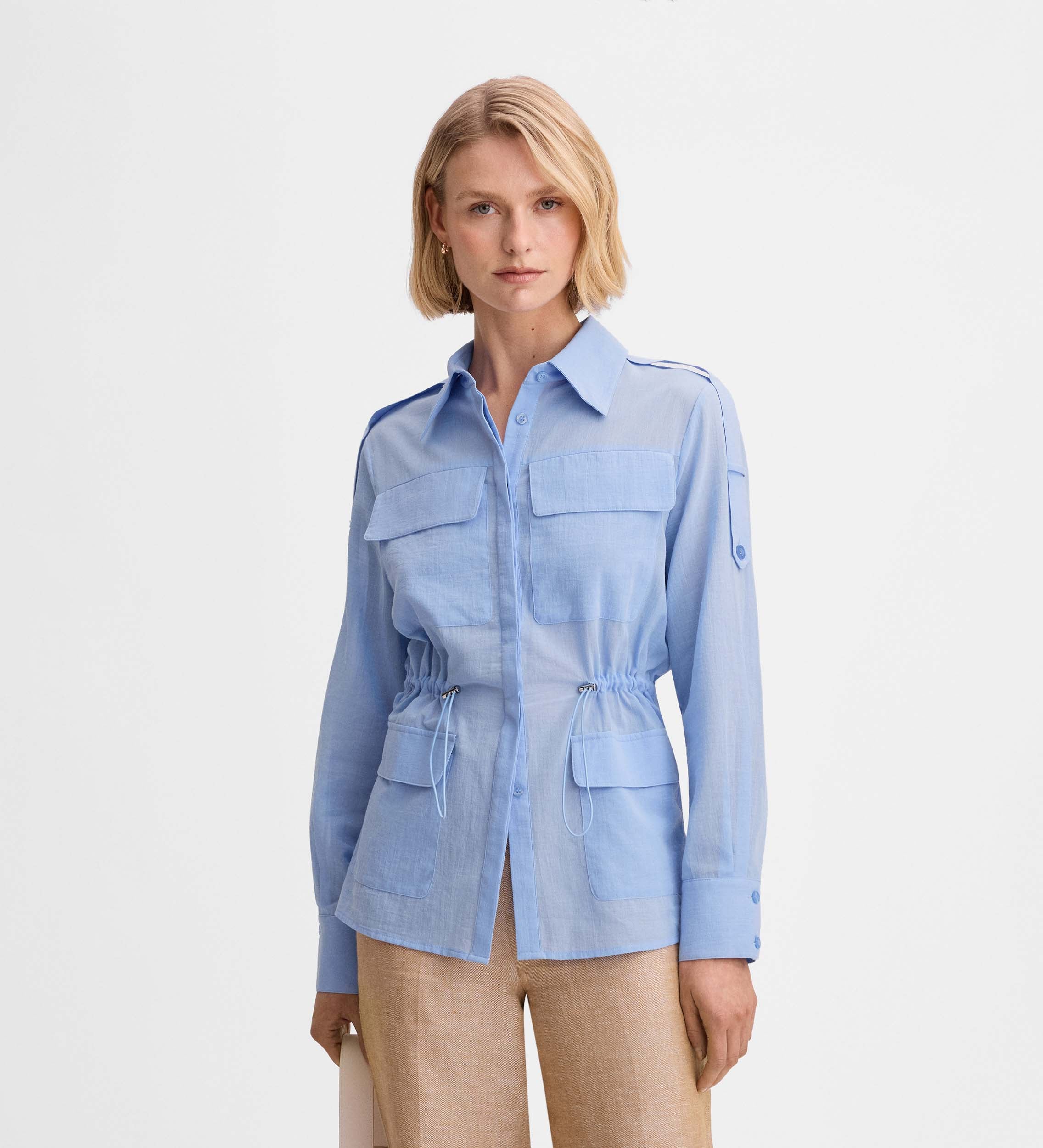 Camisa sahariana entallada - Image 3