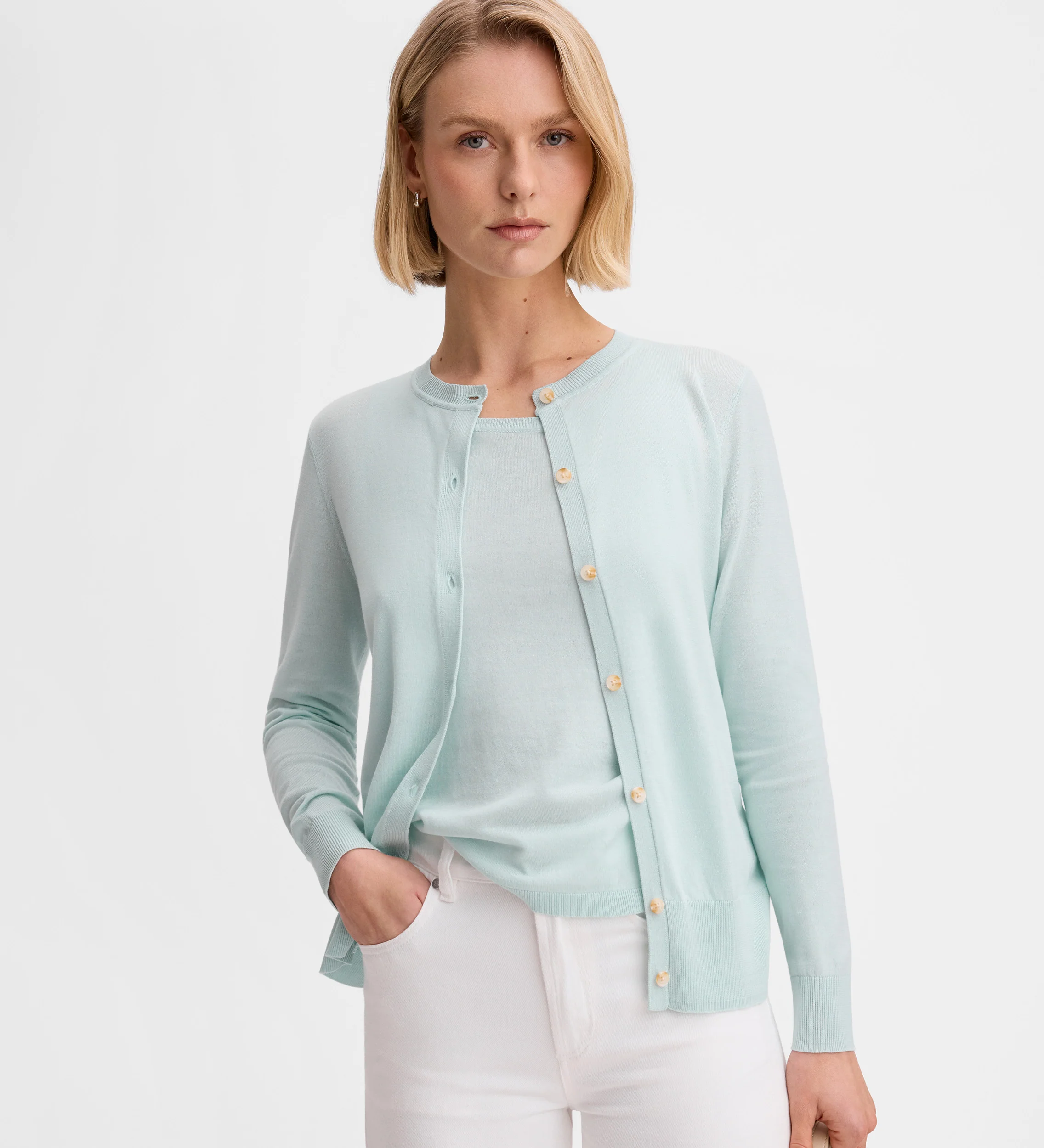 Chaqueta de punto botones - Image 4
