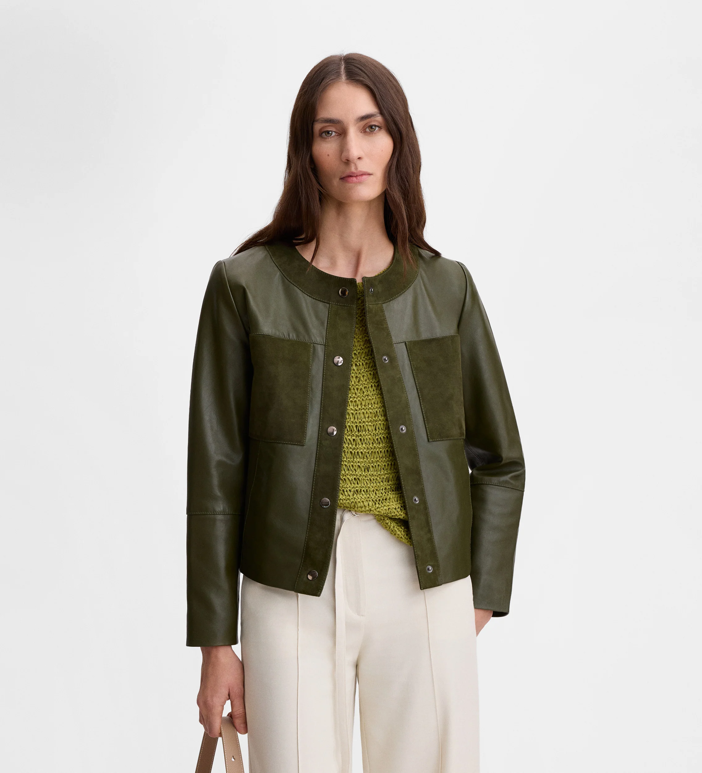 Chaqueta napa detalles ante - Image 3