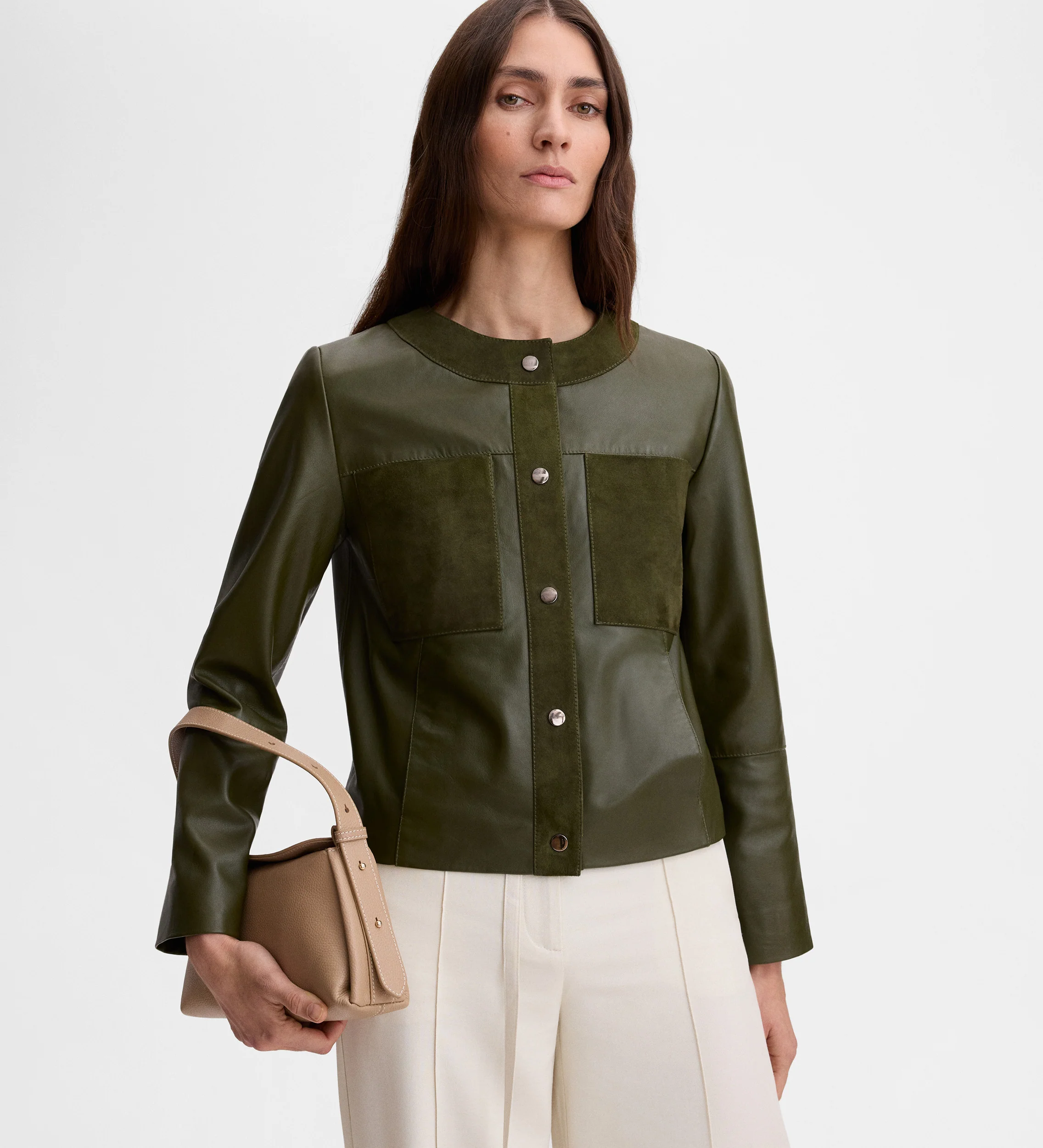 Chaqueta napa detalles ante - Image 4