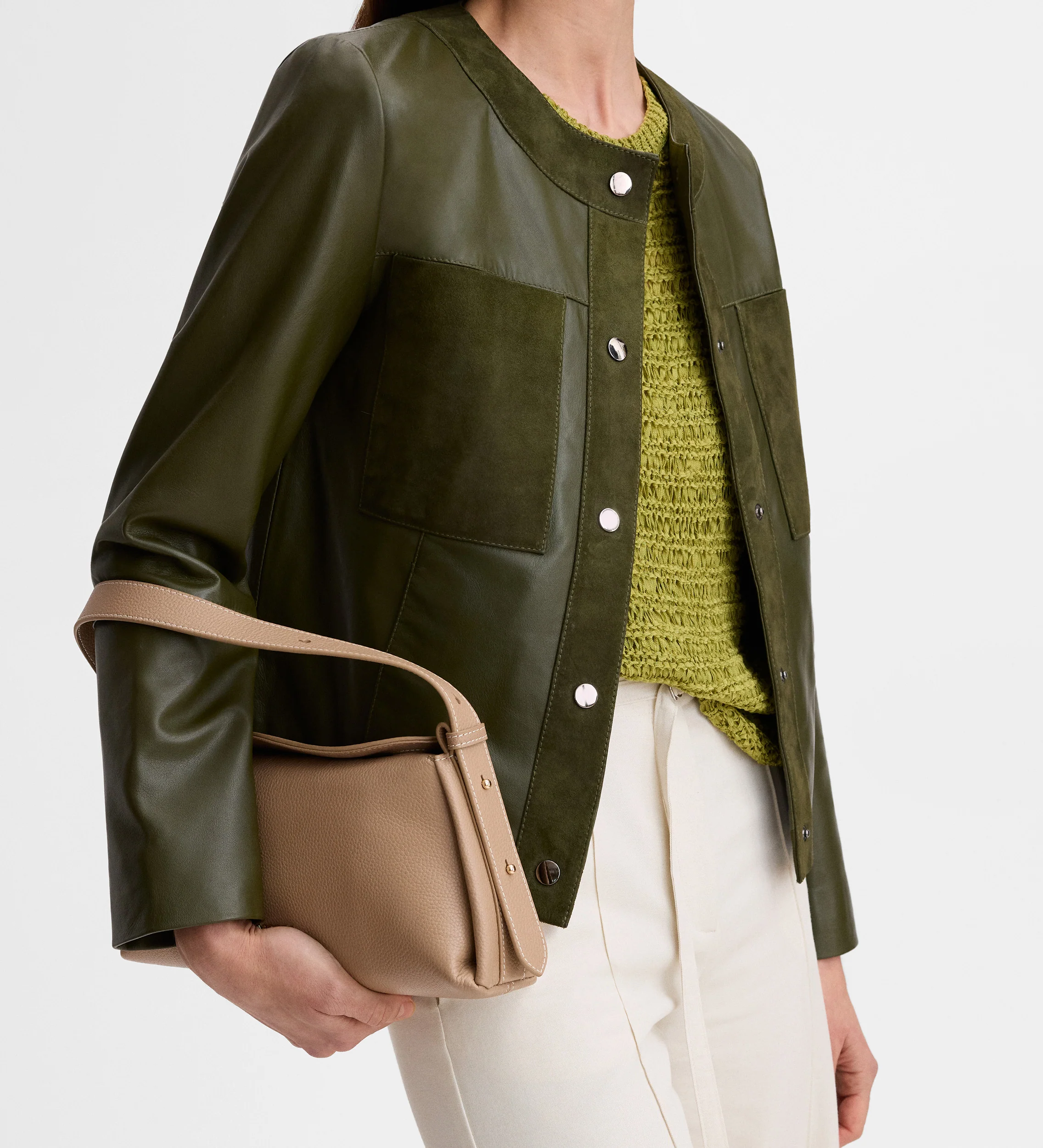 Chaqueta napa detalles ante - Image 5