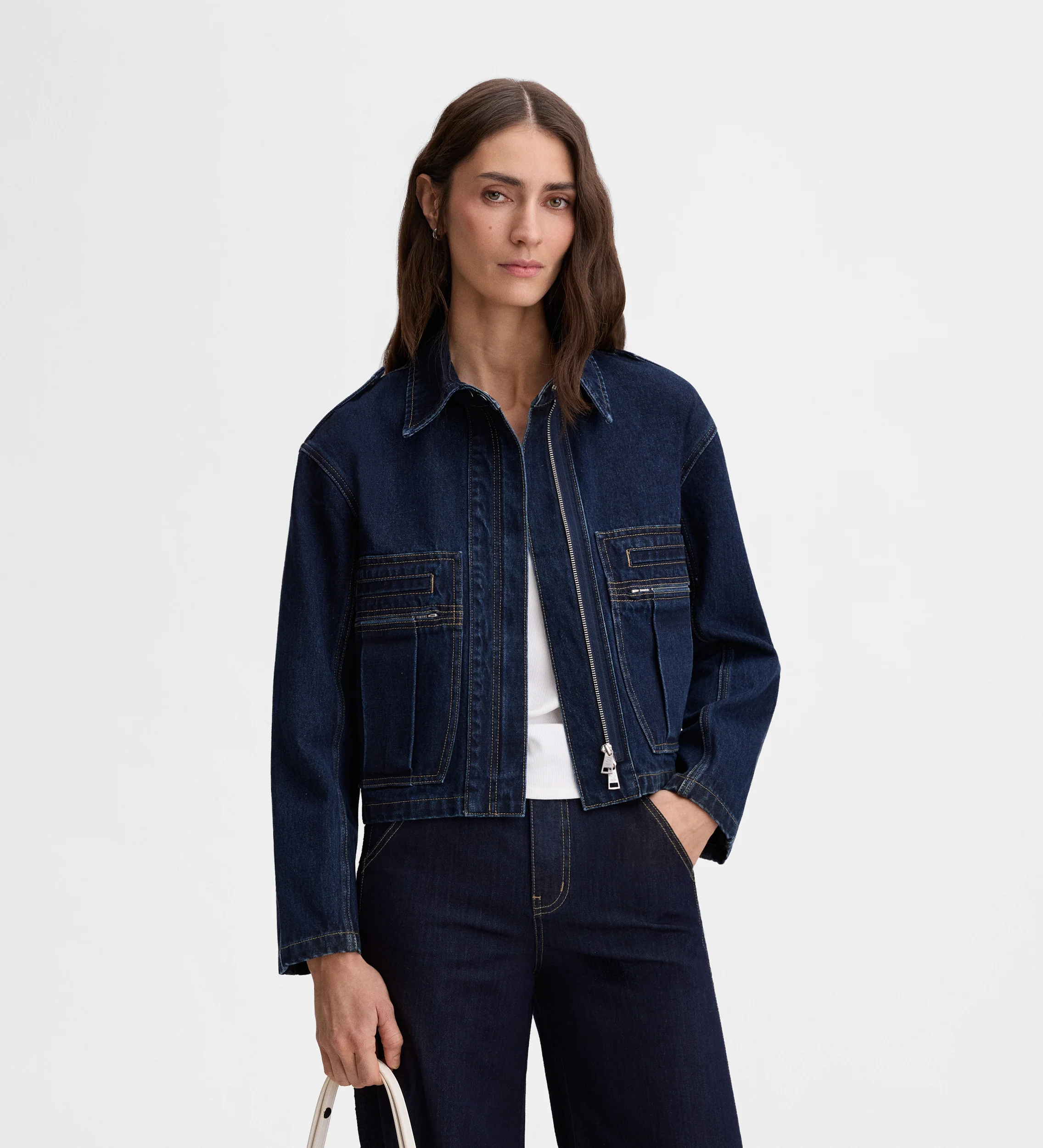 Chaqueta tejana bolsillos - Image 3