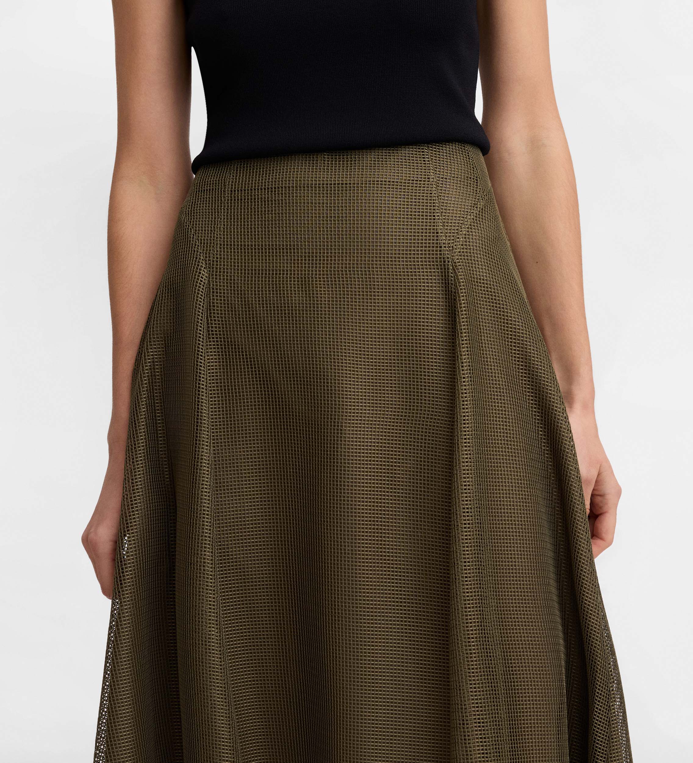 Falda red evasé - Image 4