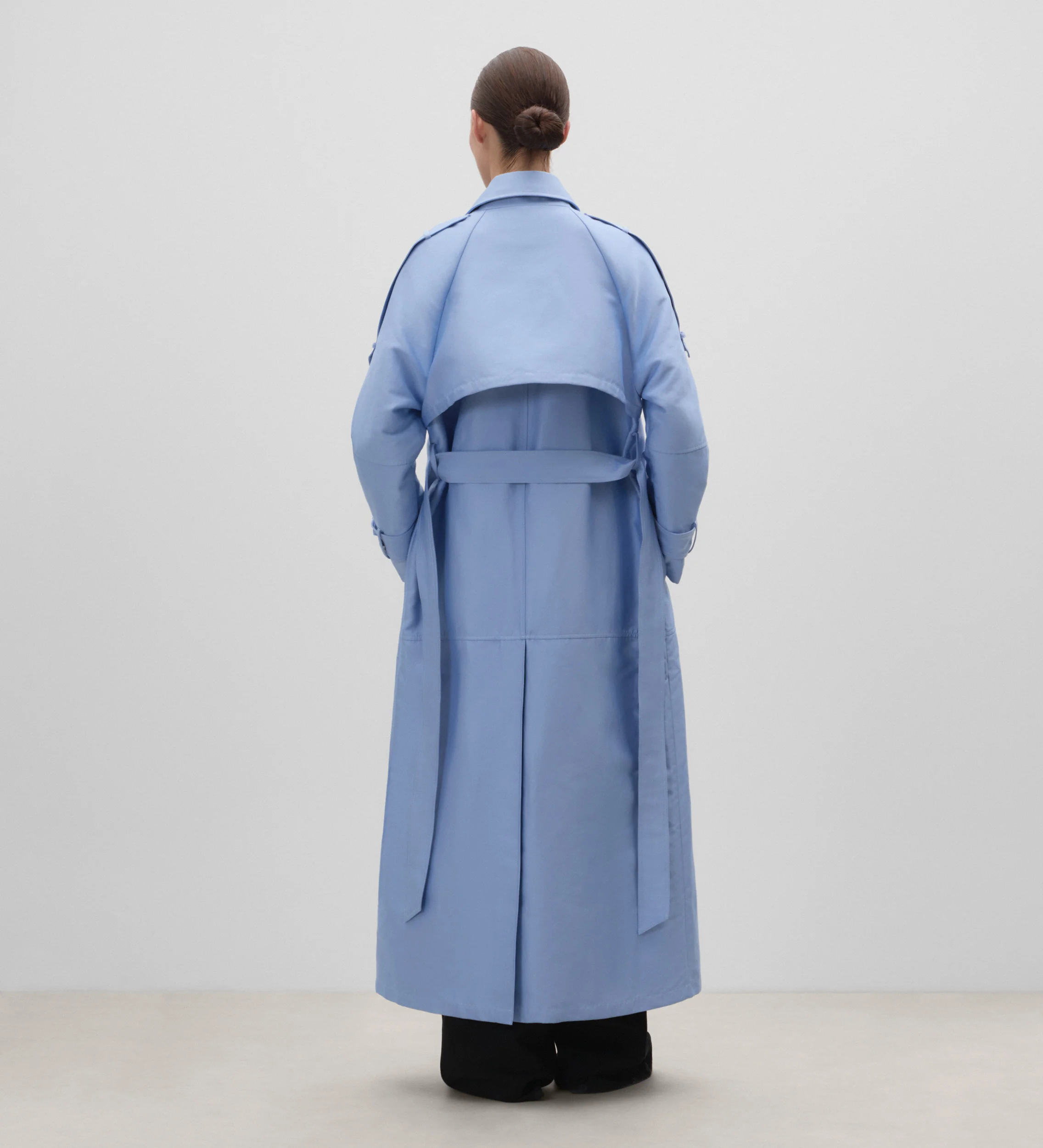 Gabardina cinturón lazada - Image 6