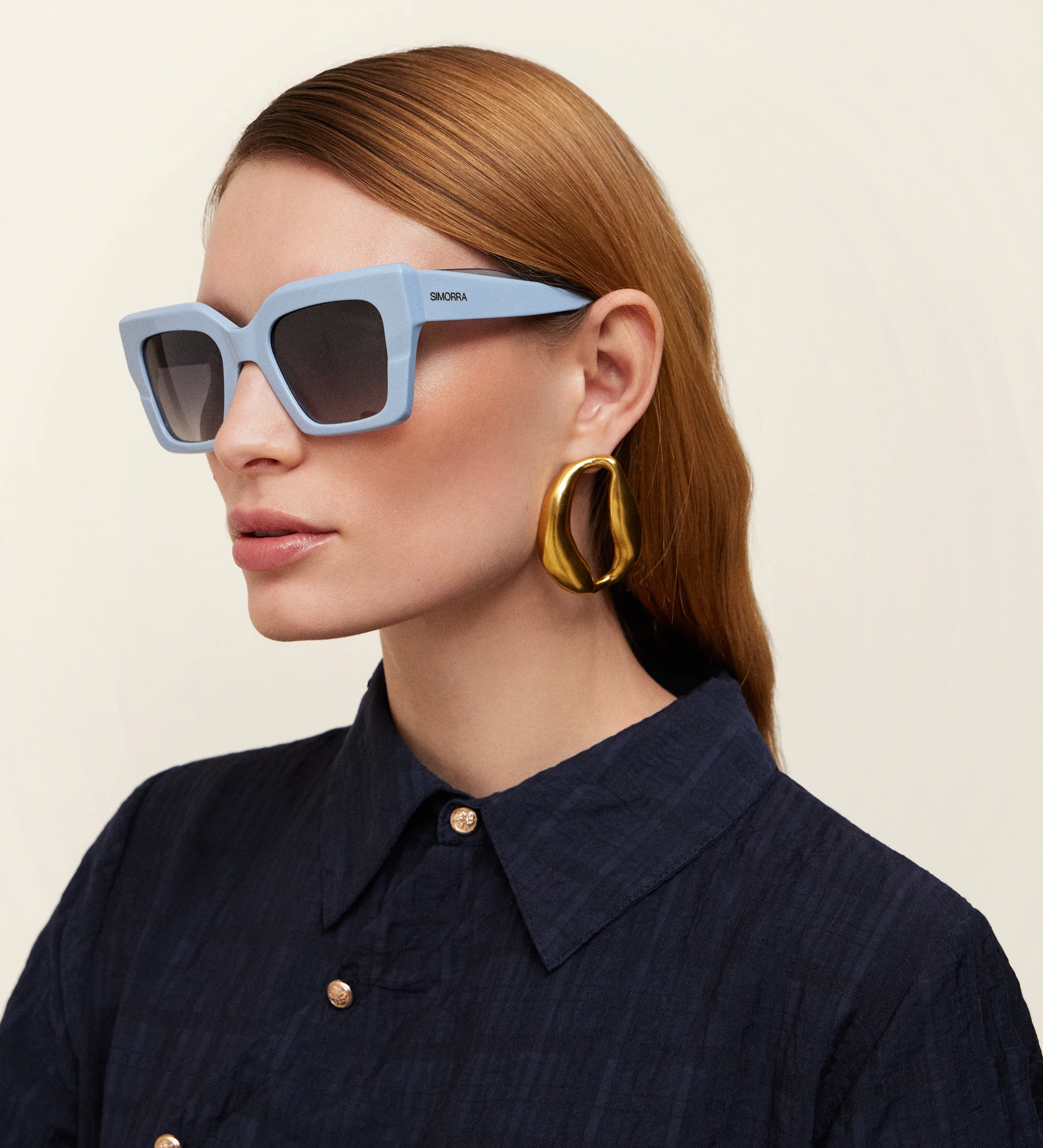 Gafas sol cat eye oversize - Image 3