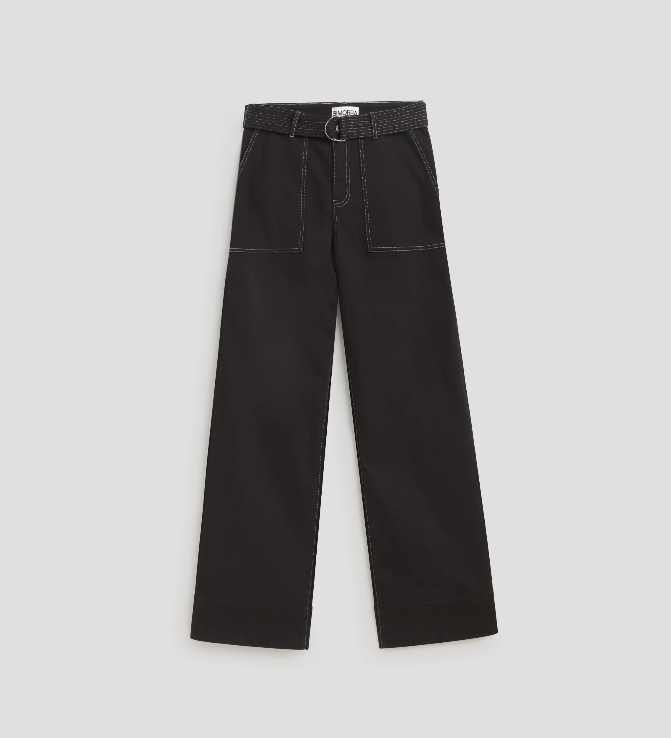 Pantalón denim pespuntes - Image 6