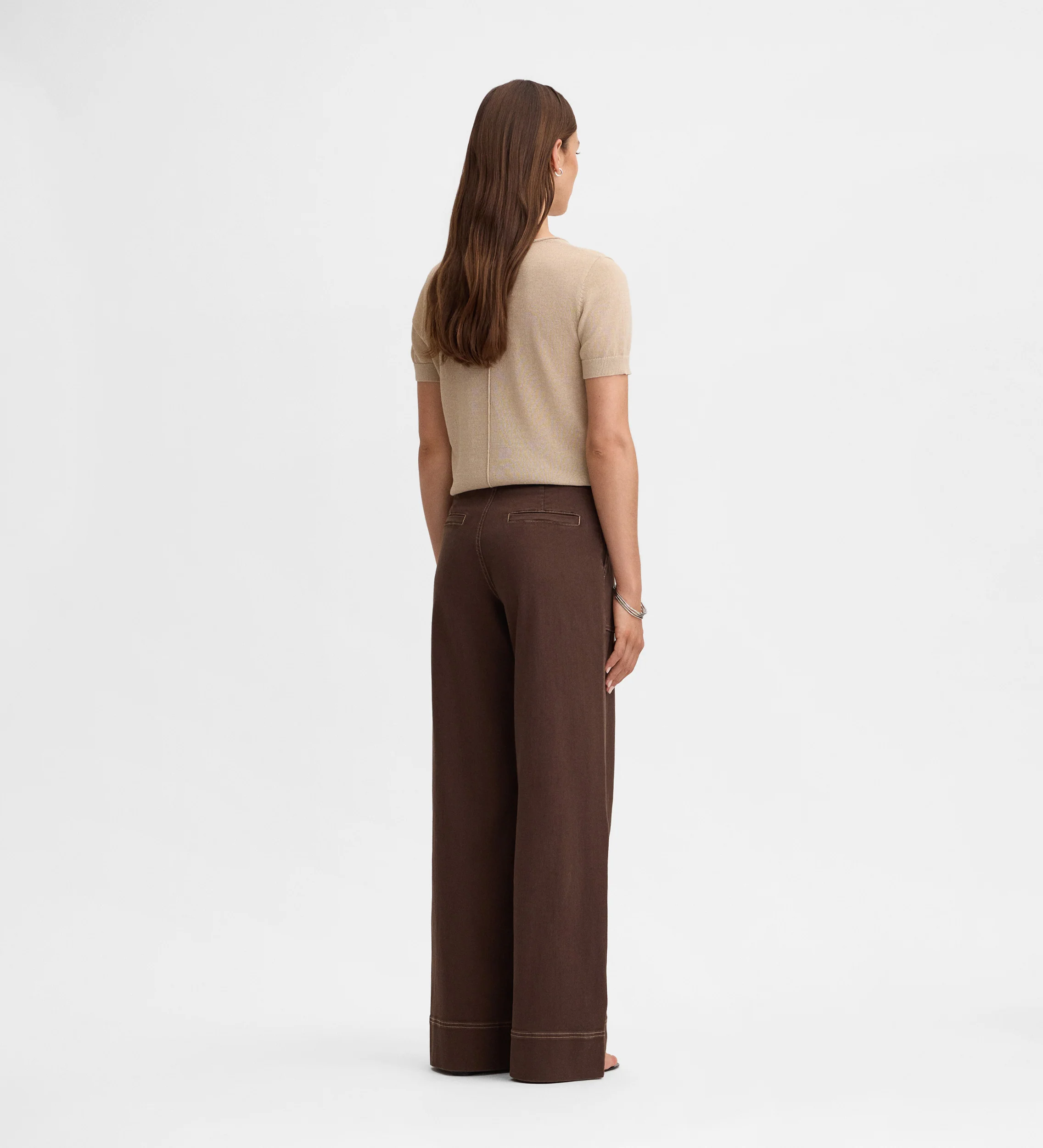 Pantalón denim pespuntes - Image 5