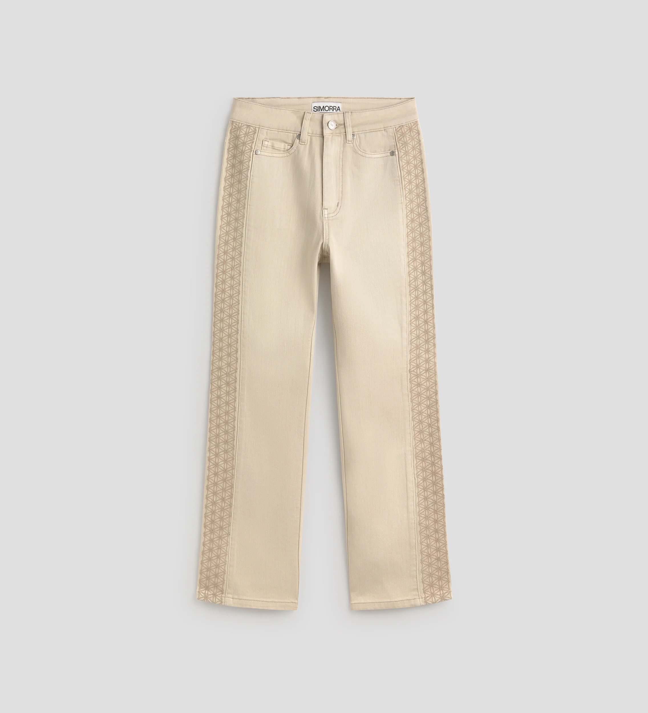 Pantalón vaquero bordado - Image 6