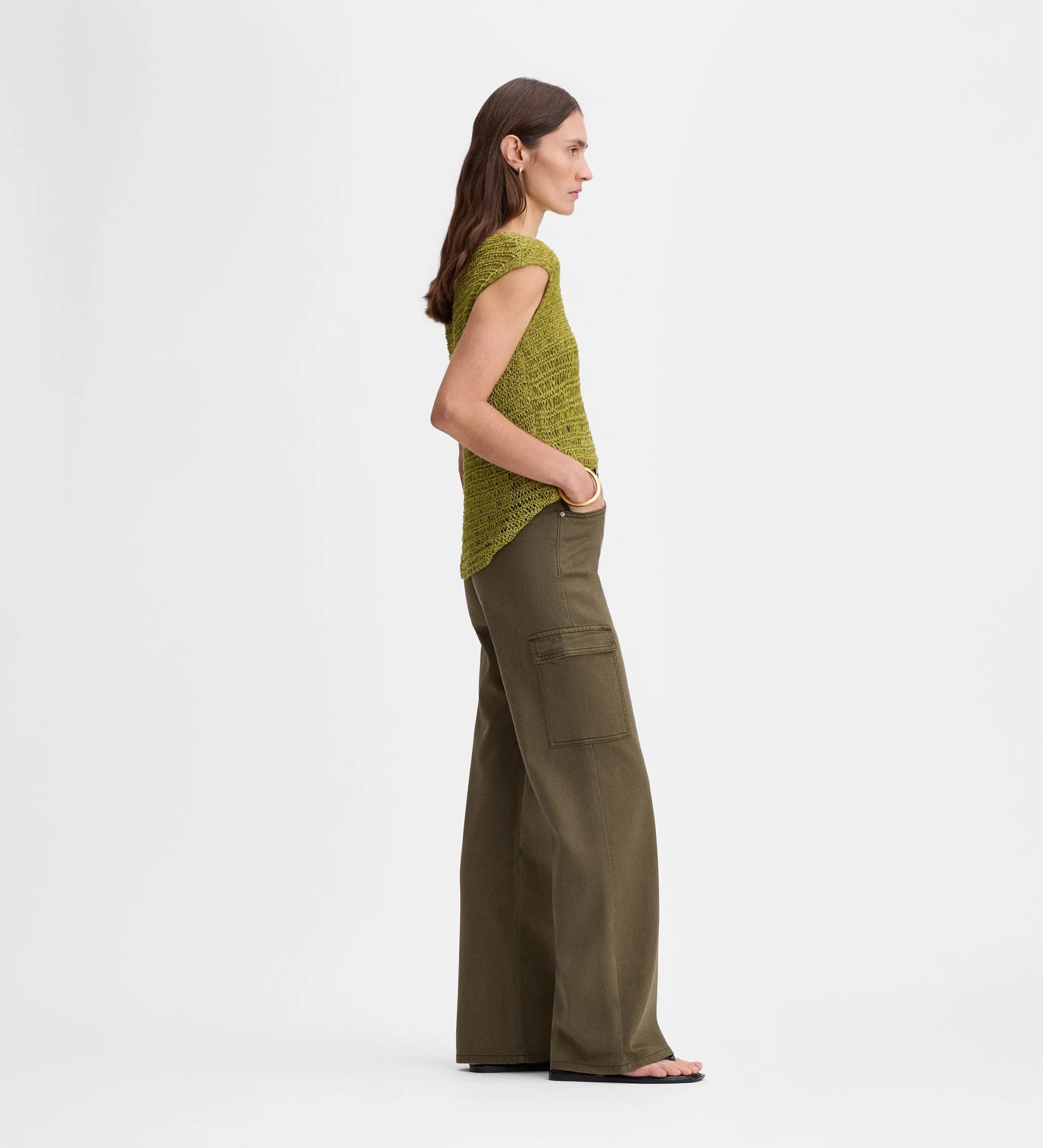 Pantalón vaquero cargo - Image 2