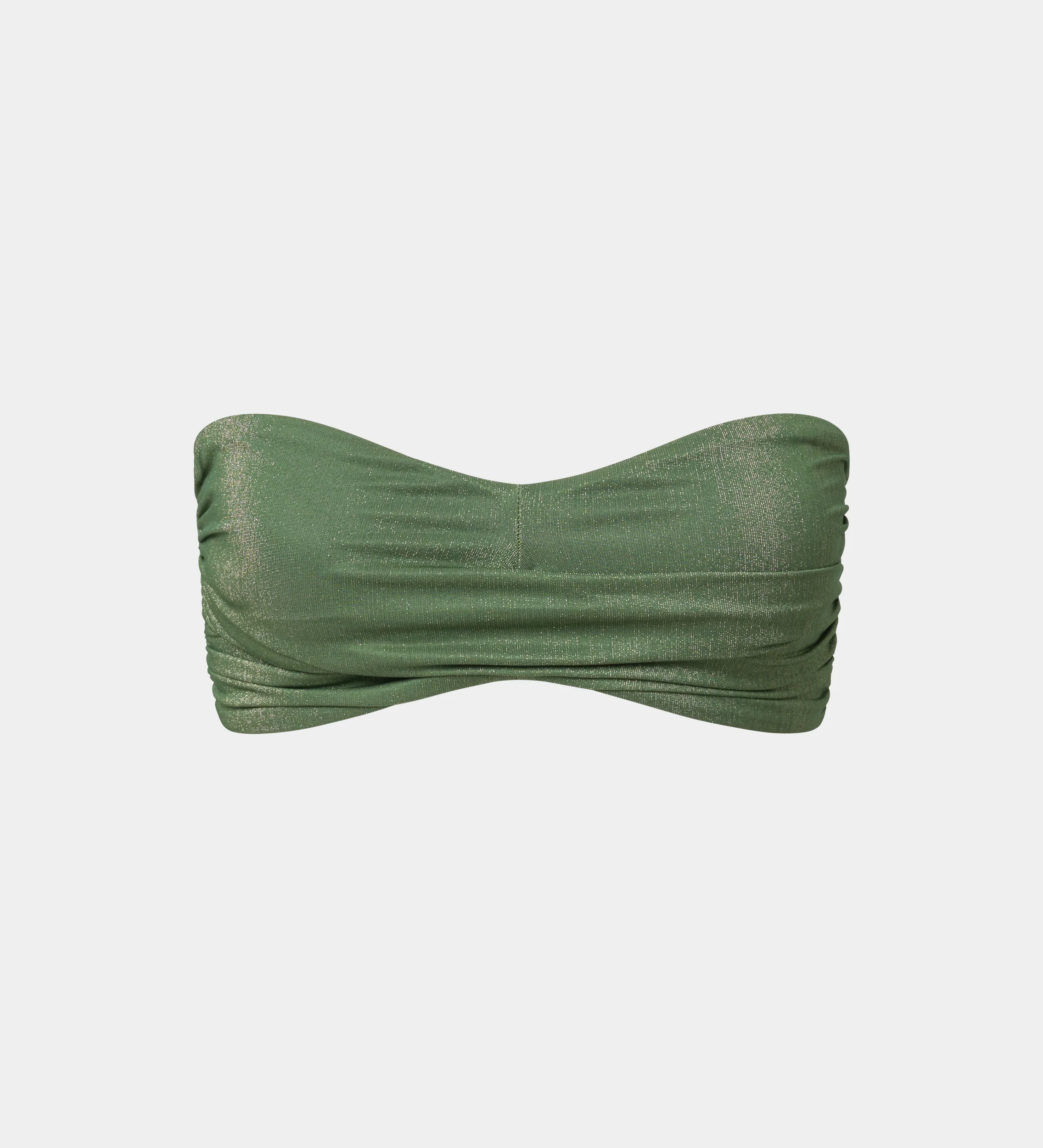 Top bikini bandeau drapeado - Image 6