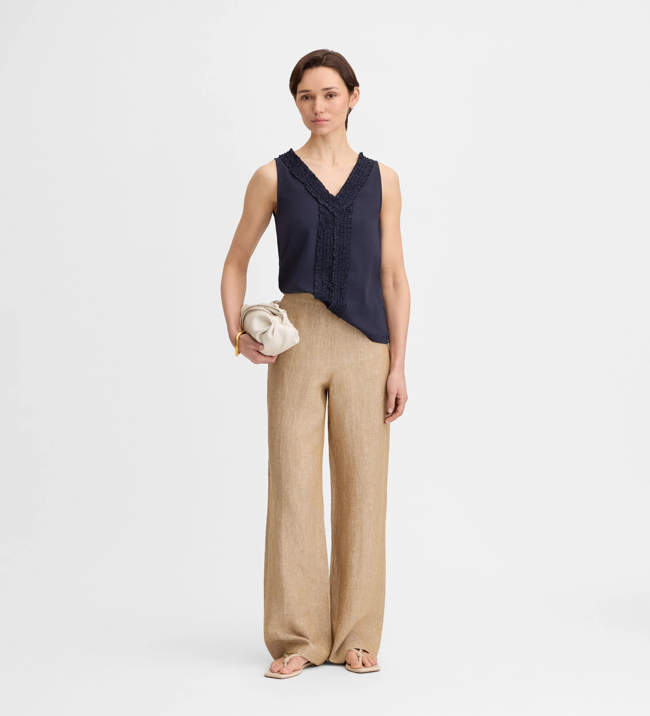 Top bordado textil