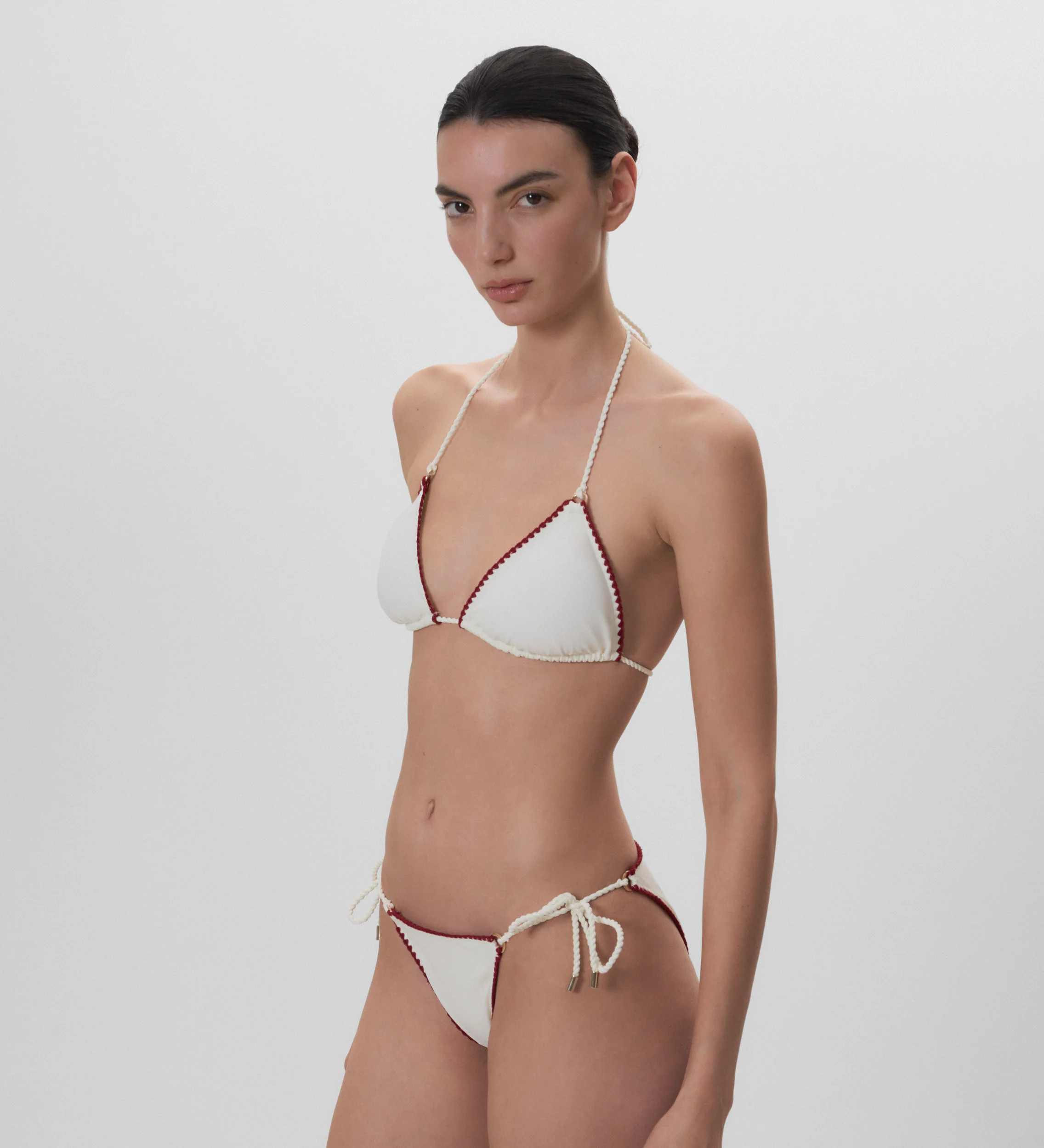Top de bikini pespunte decorativo - Image 4