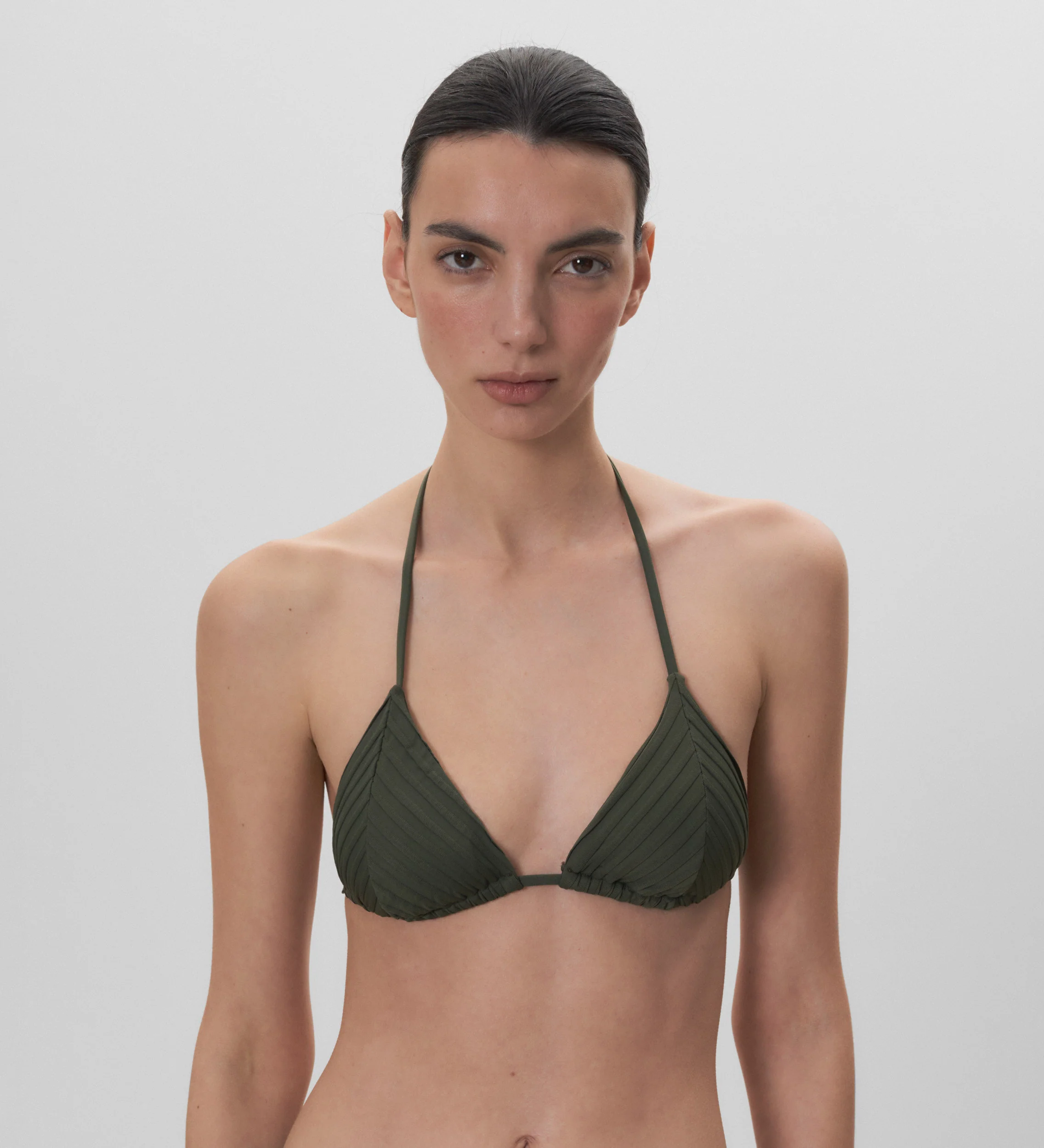 Top de bikini textura triangular - Image 3