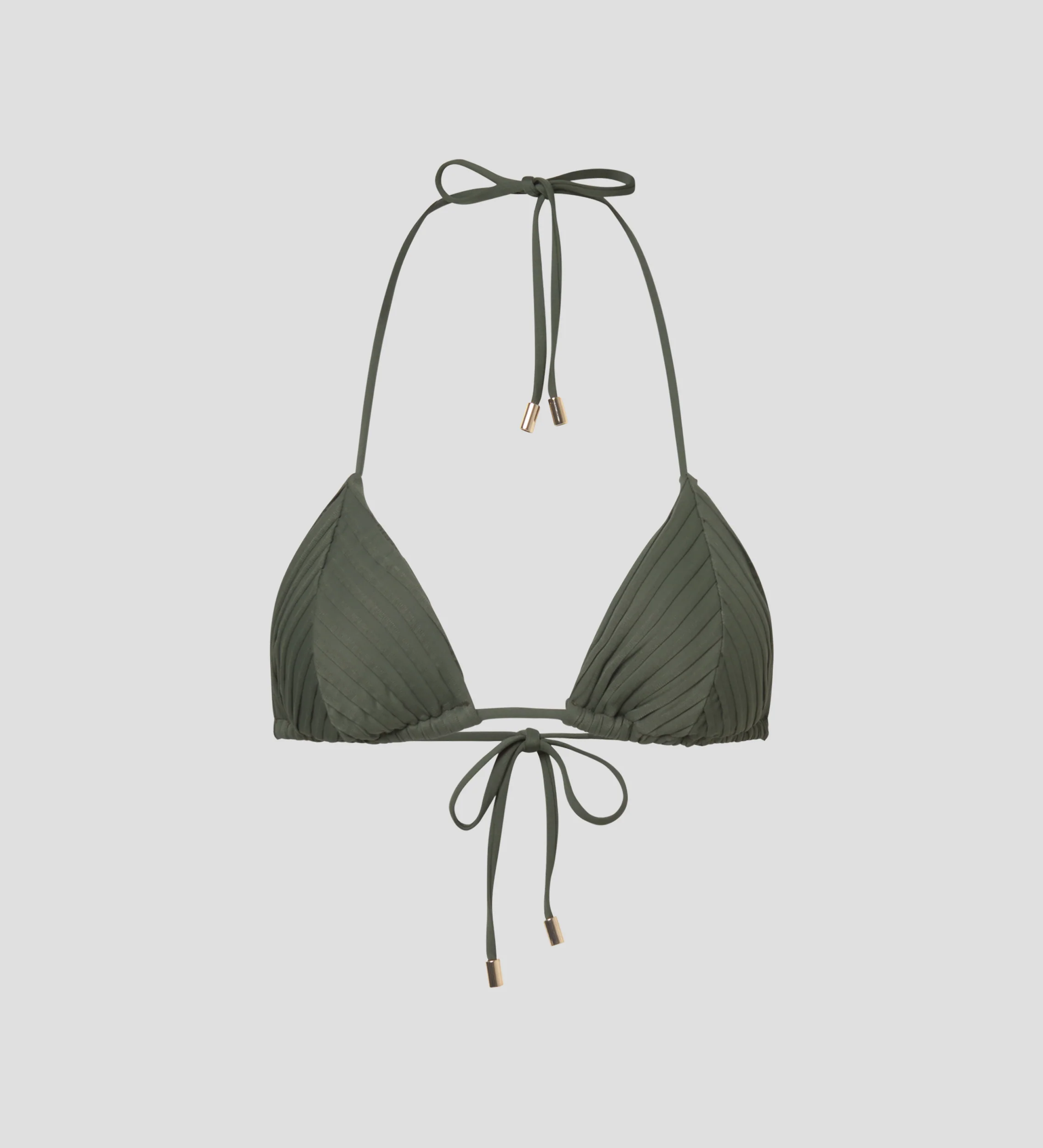 Top de bikini textura triangular - Image 6