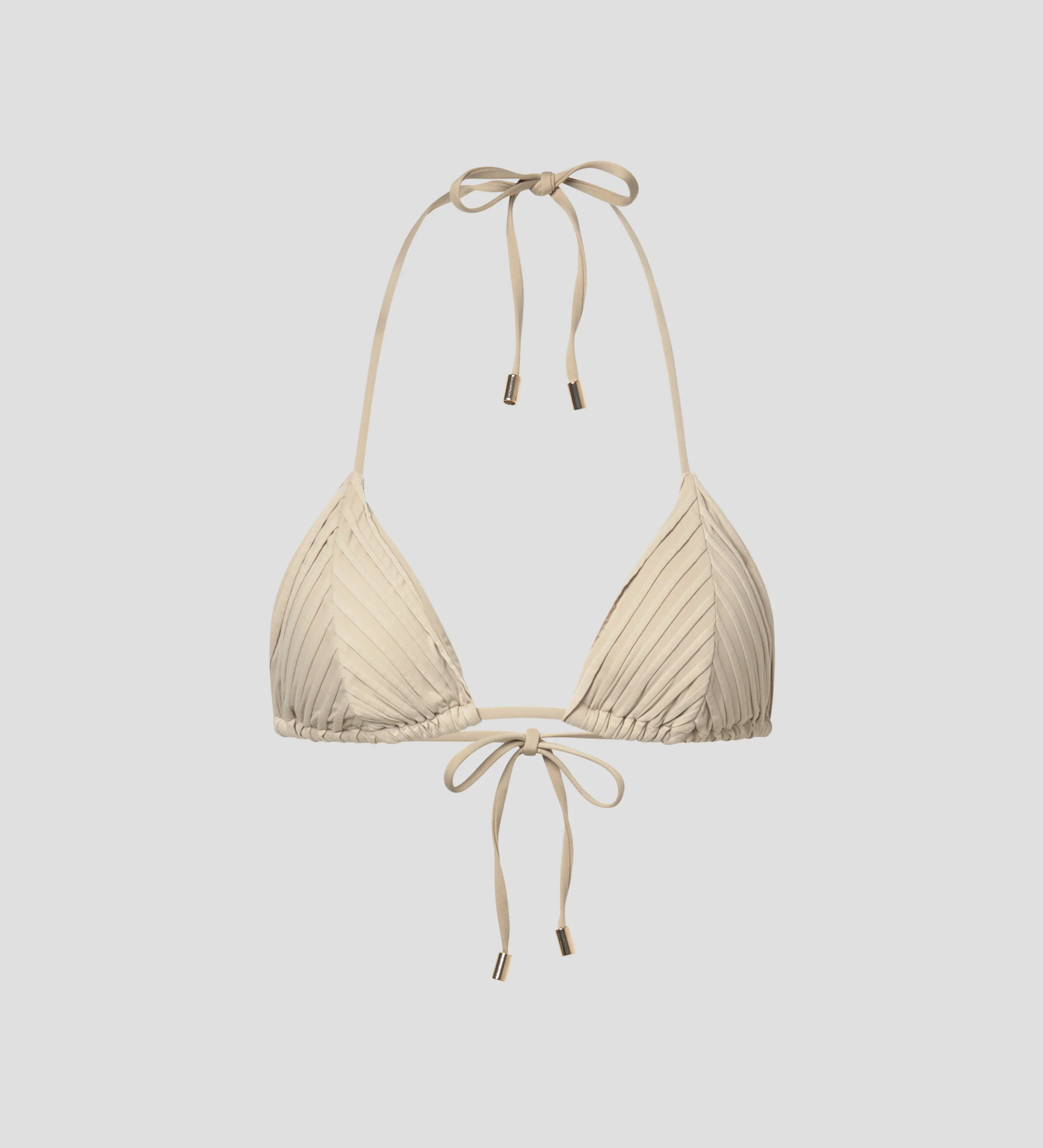 Top de bikini textura triangular - Image 6
