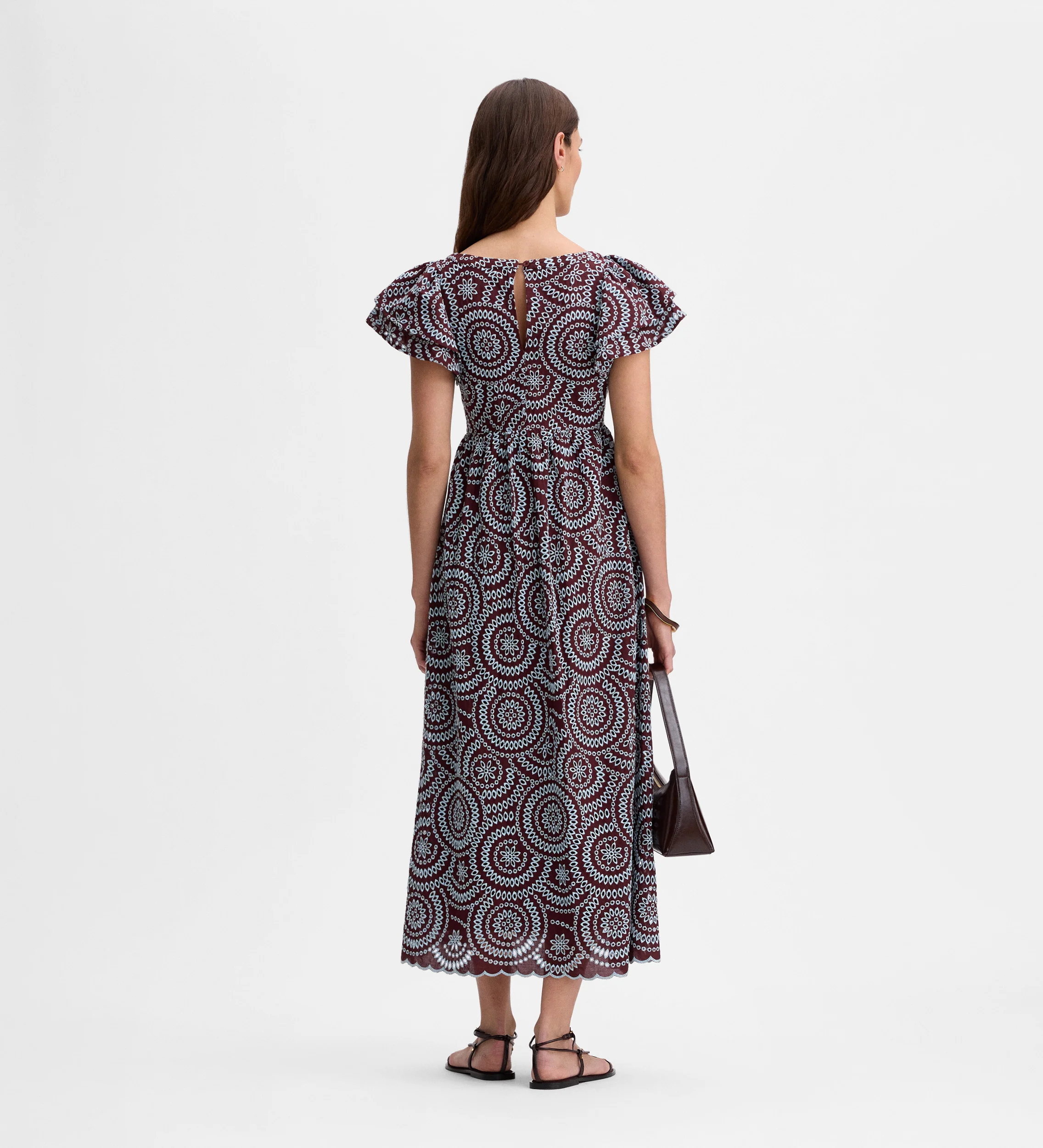 Vestido bordado contraste - Image 4