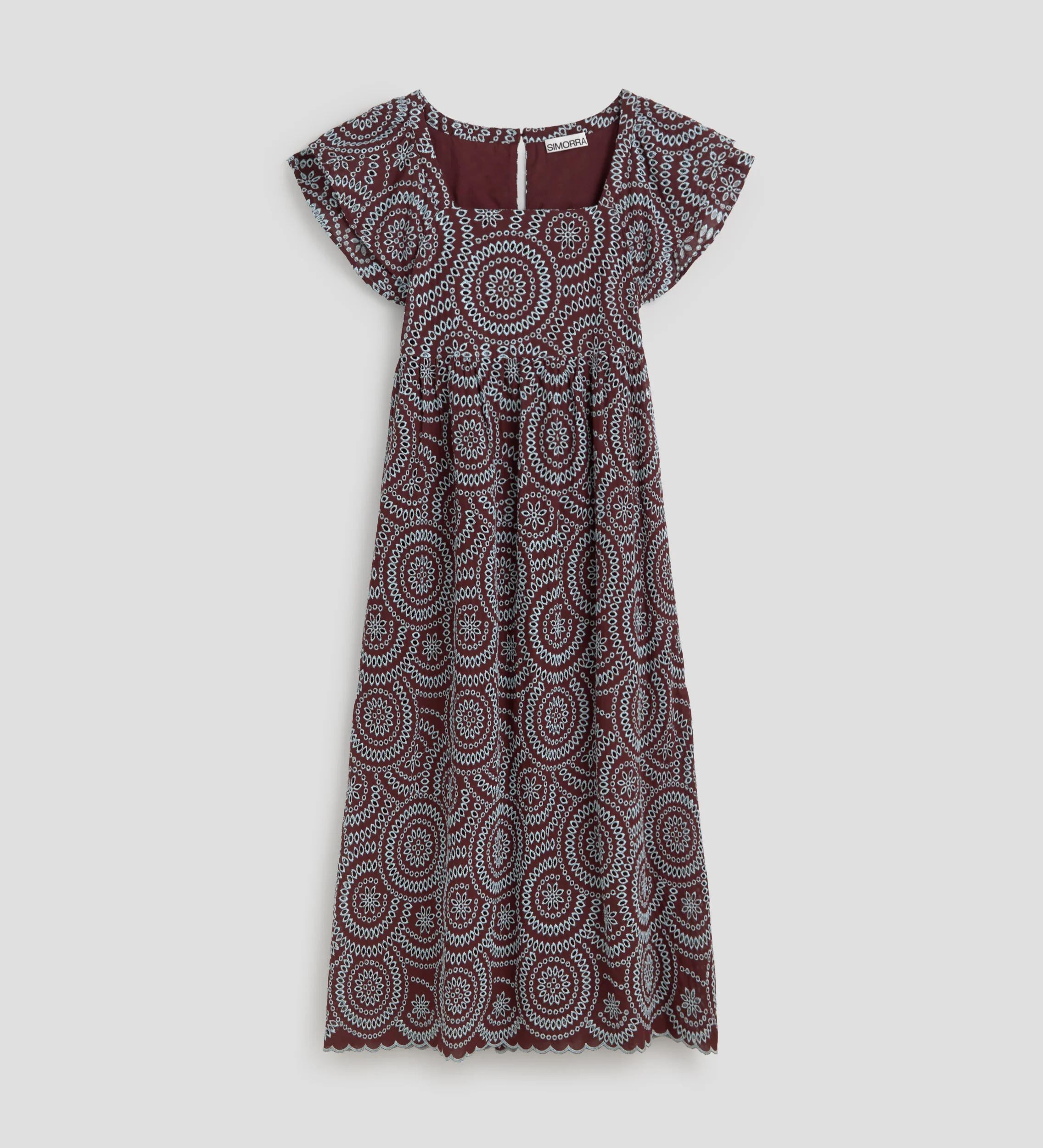 Vestido bordado contraste - Image 5