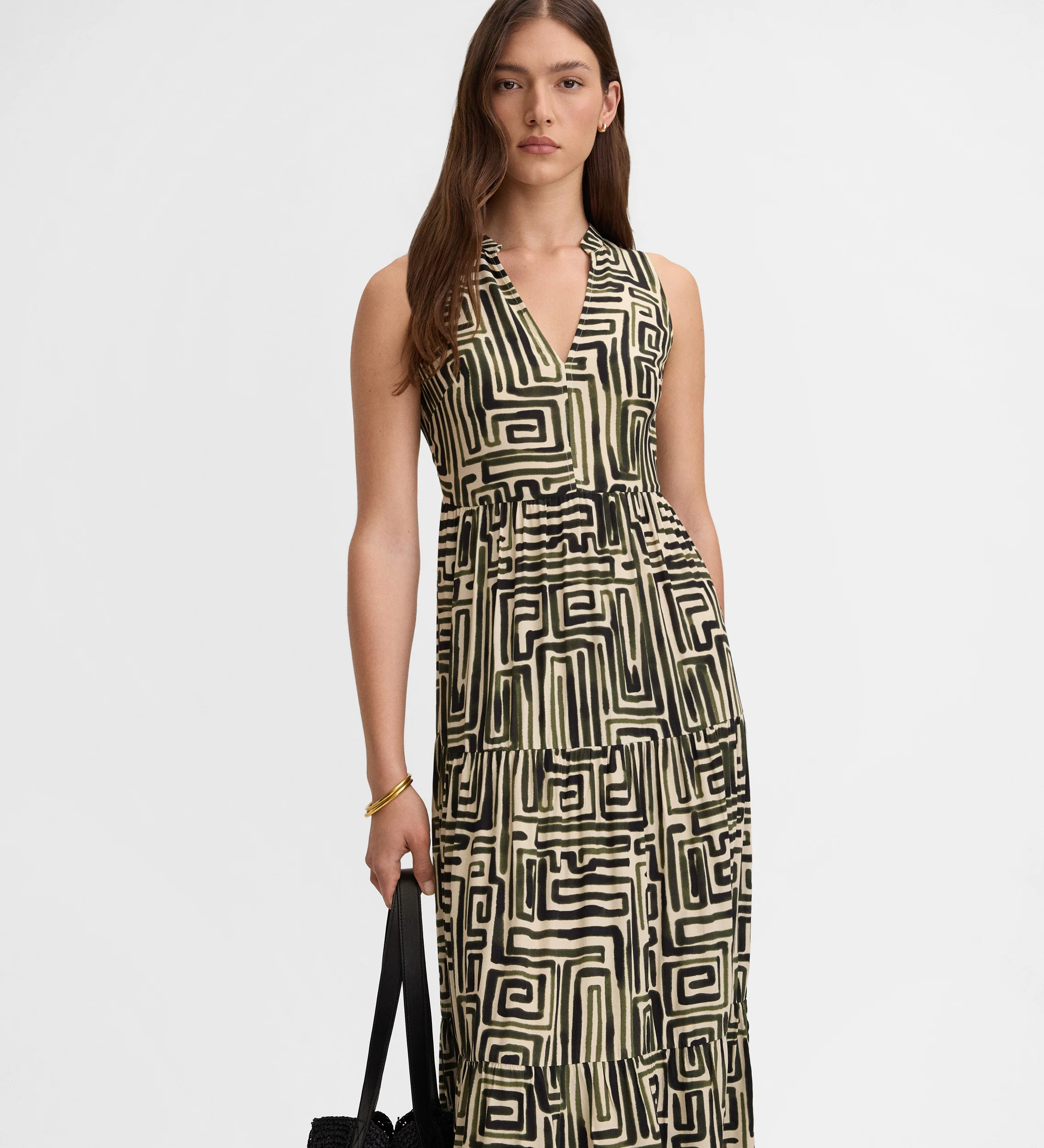 Vestido fluido estampado - Image 3