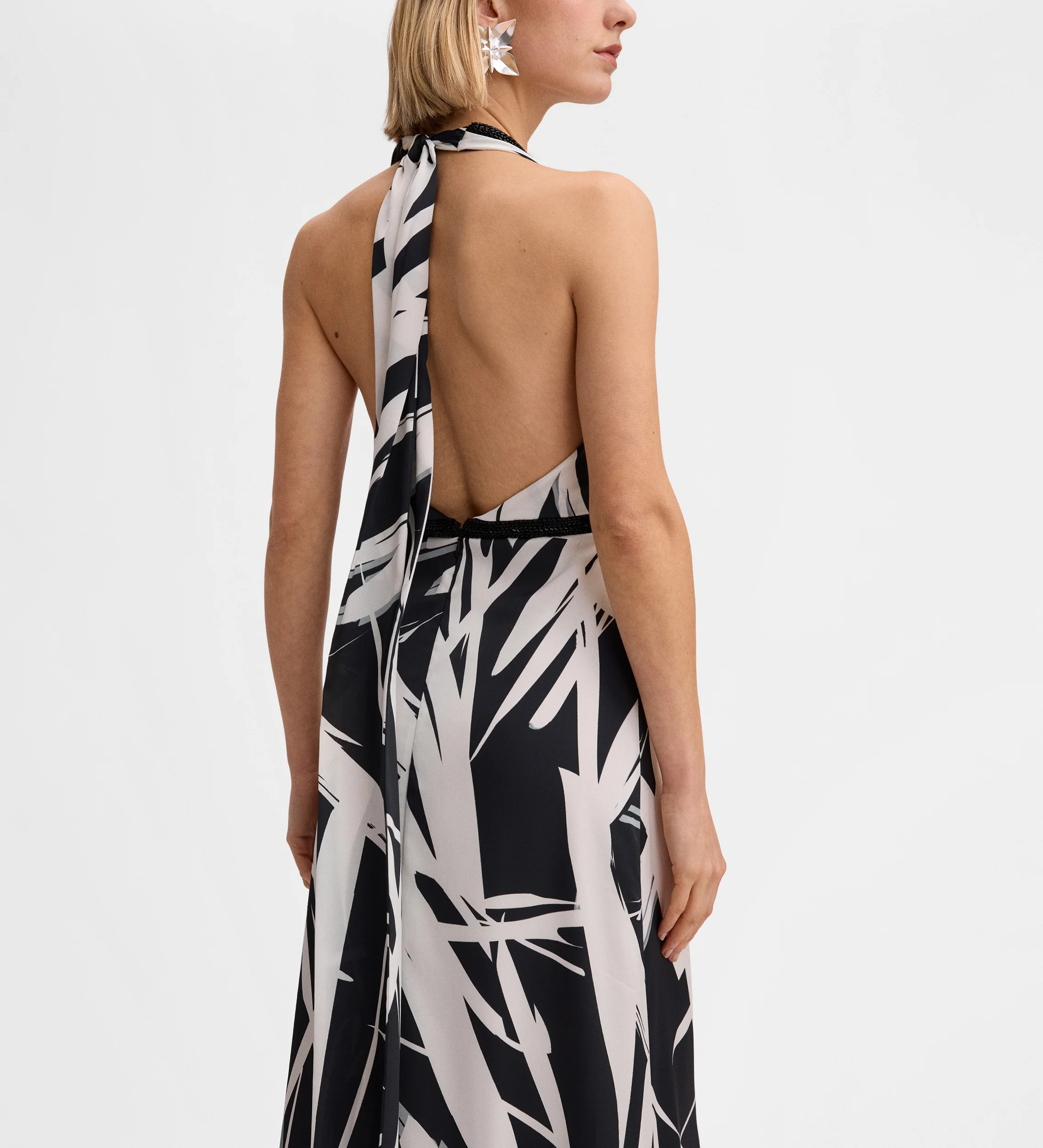 Vestido largo satén - Image 3