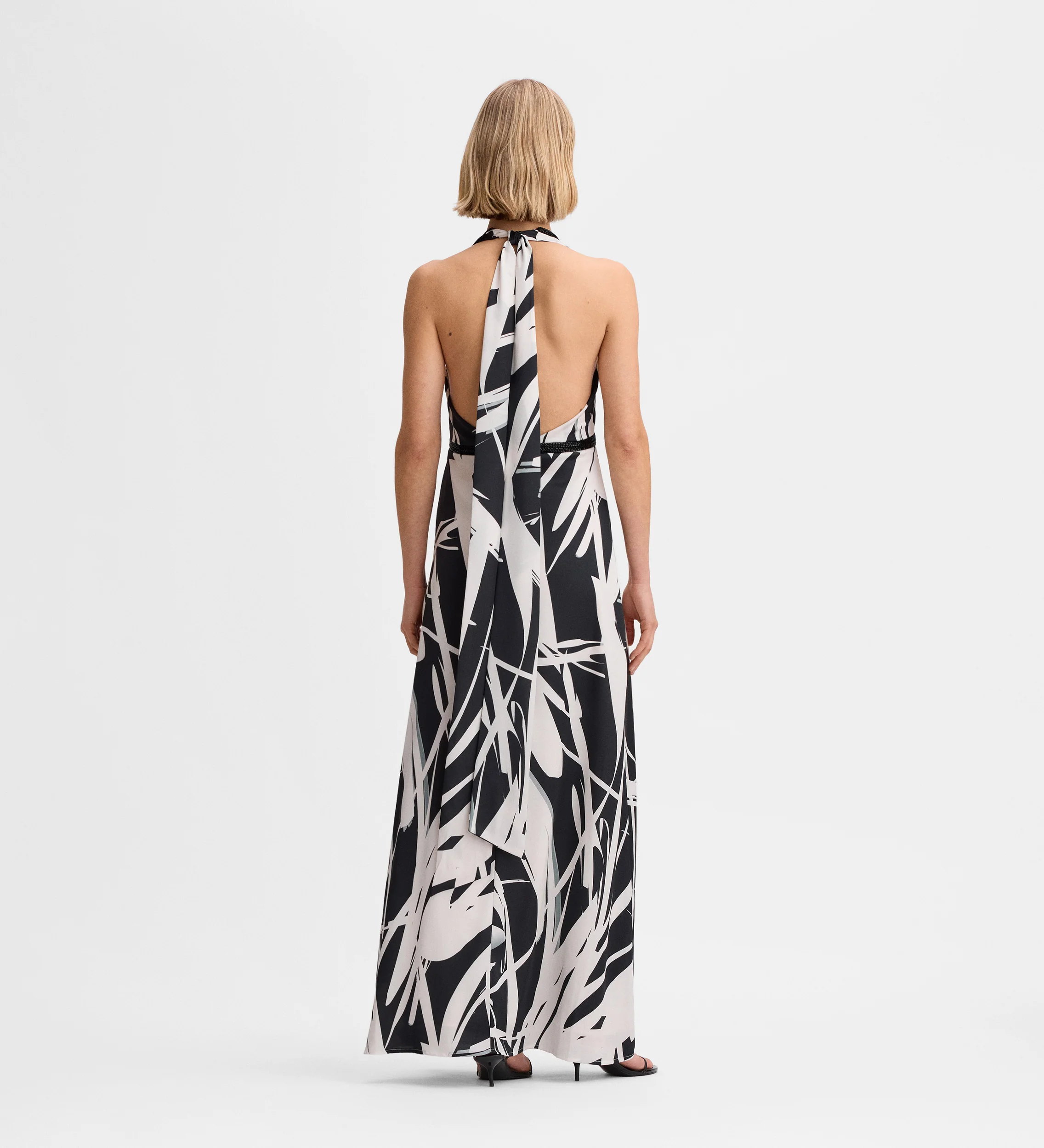 Vestido largo satén - Image 4