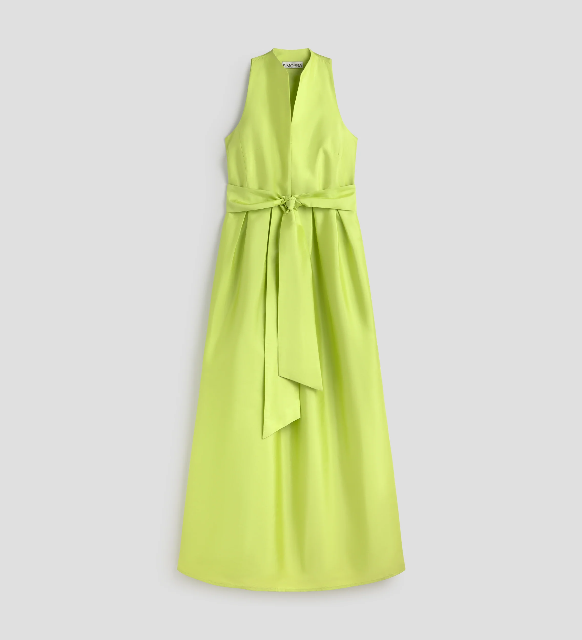 Vestido largo tafetán - Image 5