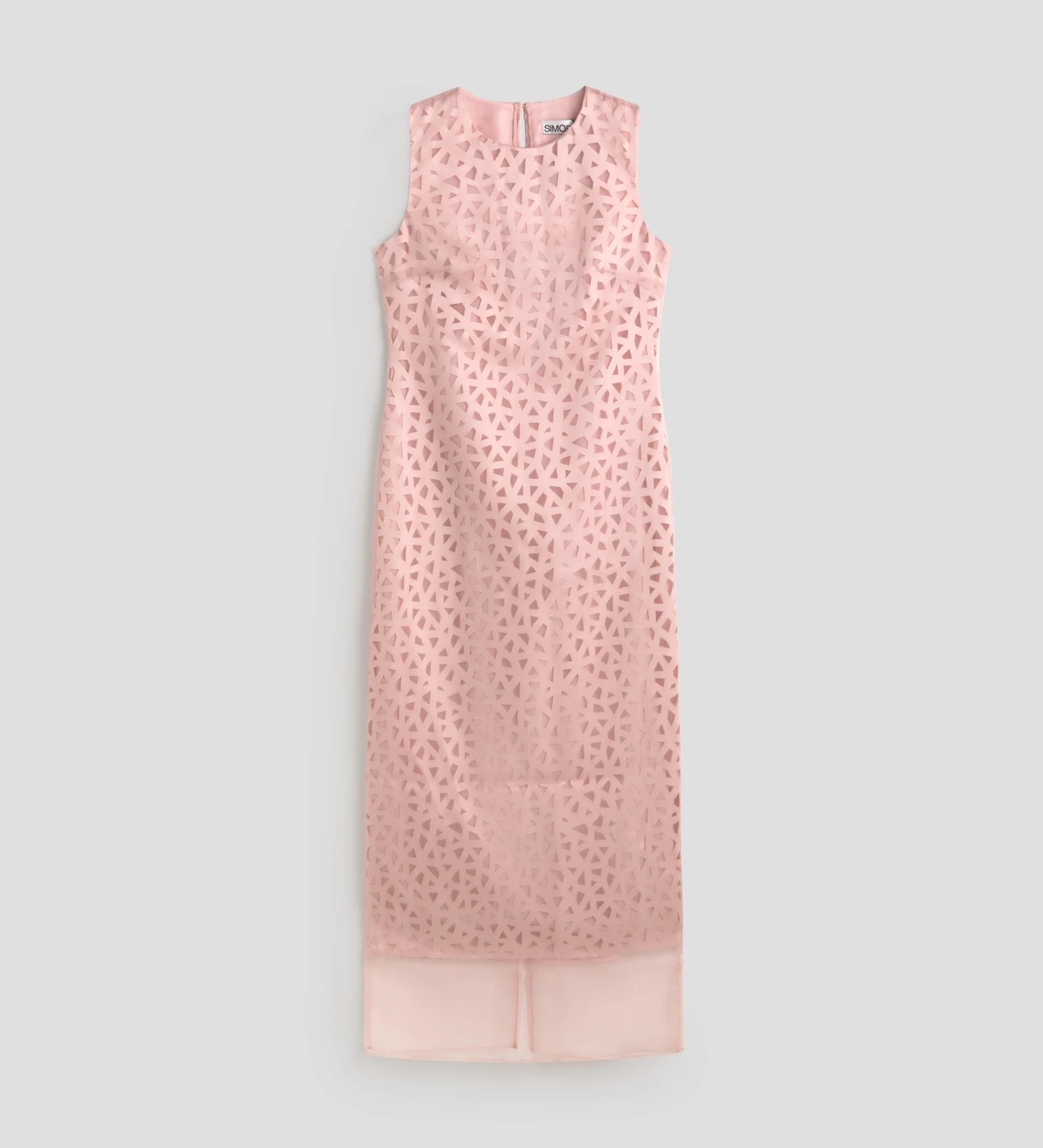 Vestido satén troquelado - Image 6